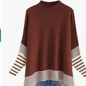 NWT Chicwish Caramel Cape Sweater.